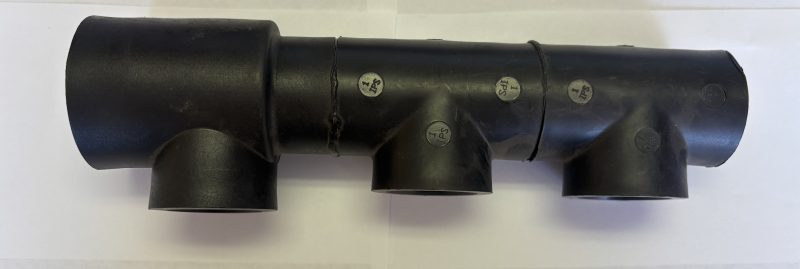 4 Ton Para Header 1 1/4" Inlet, 1" Outlet