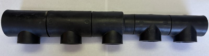 6 Ton Para Header 1 1/4" inlet, 1" outlet
