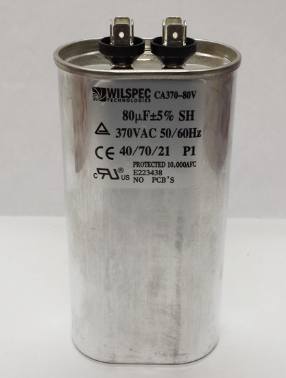 TITAN PRO Run Capacitor 80 MFD 370 Volt Round.