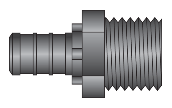 1/2" PEX x 1/2" MPT  HPP Adapter..