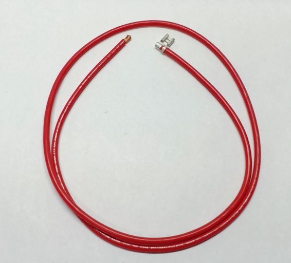 Compressor Wire 10 AWG  Red Lead  36"