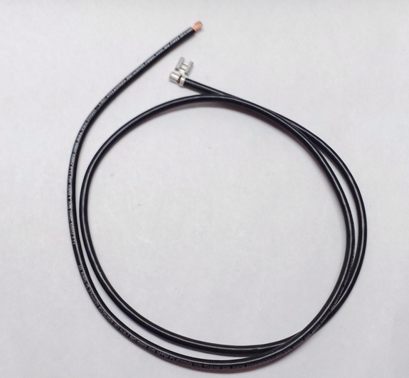 Compressor Wire 10 AWG  Black Lead  36"