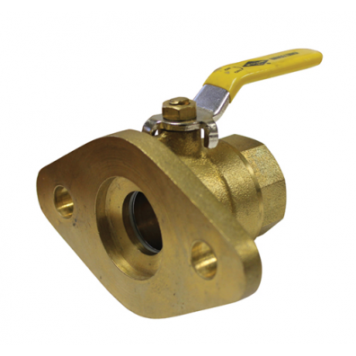 Full Port Flange Ball Valve  fip x flange 1"