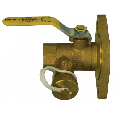 1"   Full Port Flange Ball Valve with Purge Port fip x flange