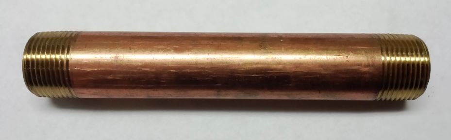 3/4" x 6  Red Brass Nipples.