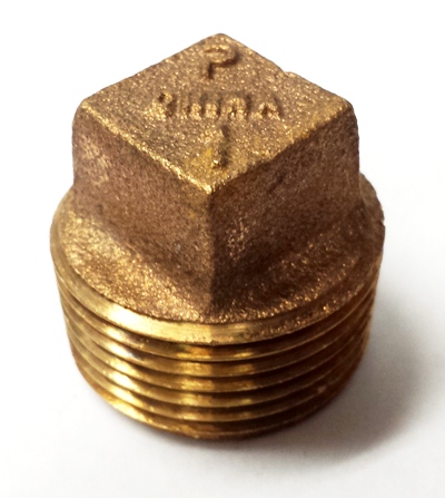 1"  Bronze Cored Plug..