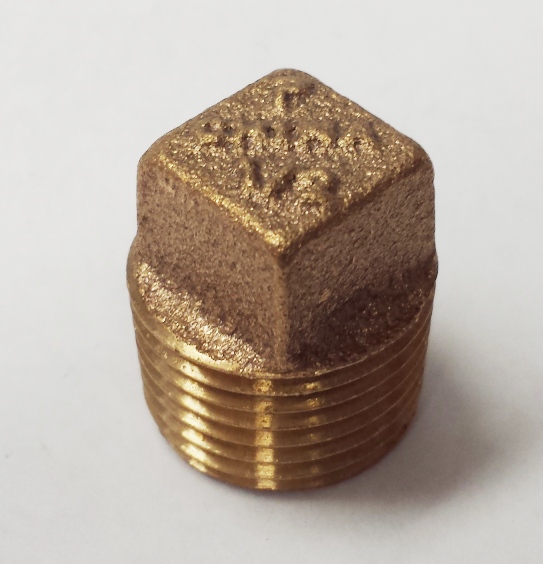 1/2"  Bronze Cored Plug.