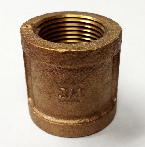 3/4"   Bronze Coupling..