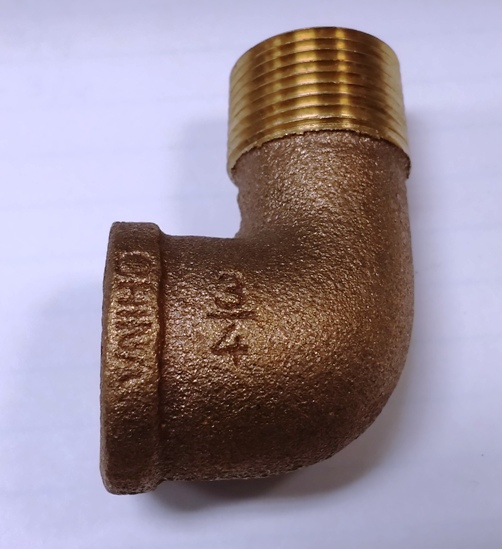 3/4" Bronze Street 90 elbow..