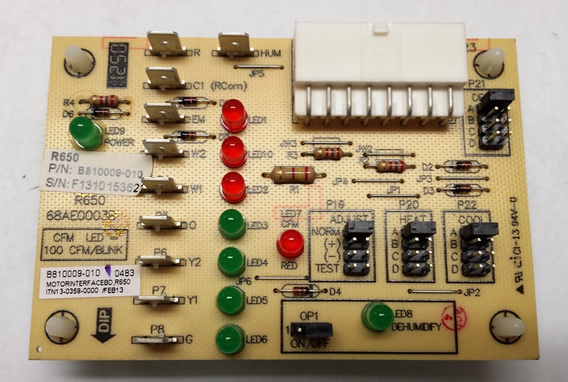 Mortex ECM Control Board for an Air Handler