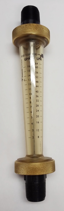 3/4" flowmeter- nylon