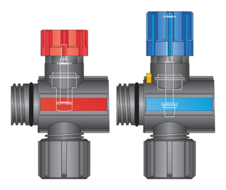 TwistSeal Mini Deluxe (40 mm) Supply / Return Modules