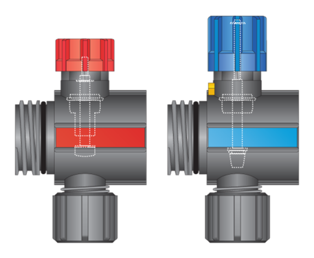 TwistSeal Deluxe (55 mm) Supply / Return Modules