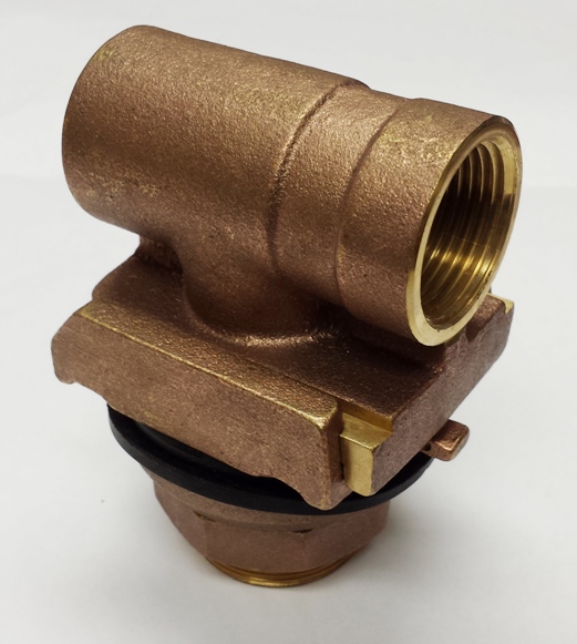 Brass Pitless adapter 1" NL..